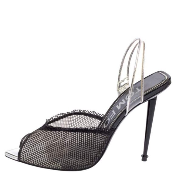 I’m LOOKING FOR THIS SHOE. TOM FORD, Pvc And Mesh Slingback Pum Size 37 - Picture 2 of 2